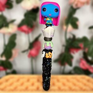Nightmare Before Christmas Sally Repurposed Funko Handmade Rhinestone Beaded Pen